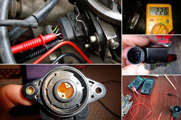 Диагностика датчика дроссельной заслонки