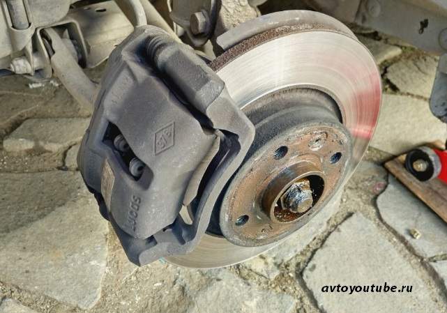 Дисковая тормозная система автомобиля