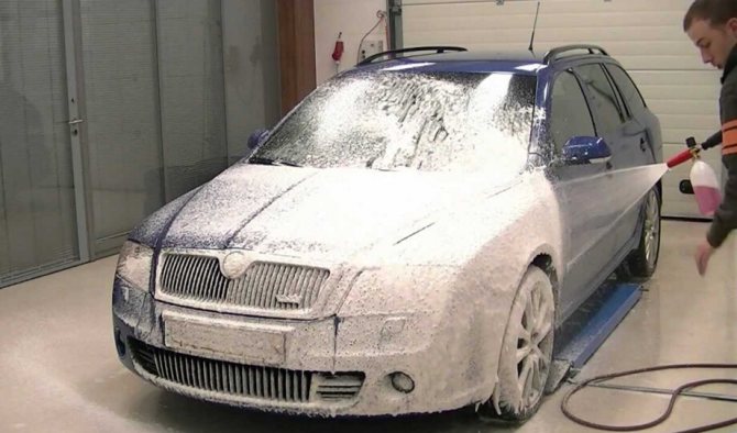 мойка машин пенная