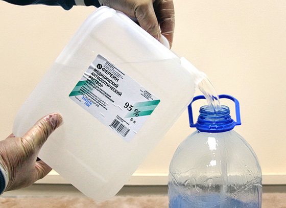 незамерзайка из спирта