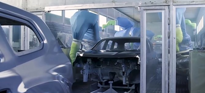 покрасочная линия Дастера