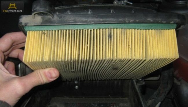 Замена воздушного фильтра