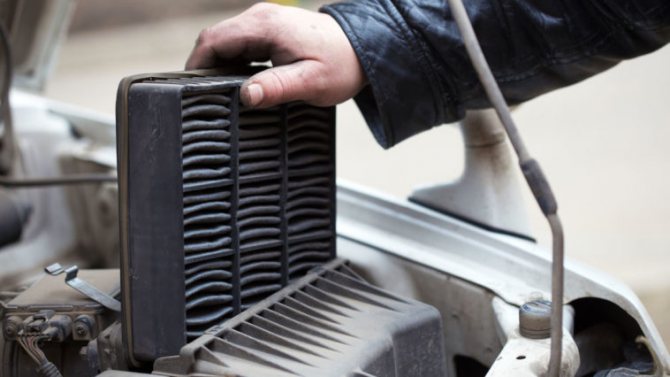 Замена воздушного фильтра