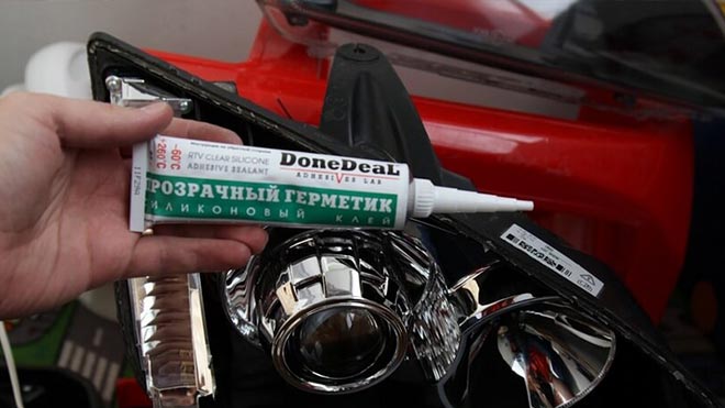 Какой герметик нужен для фар
