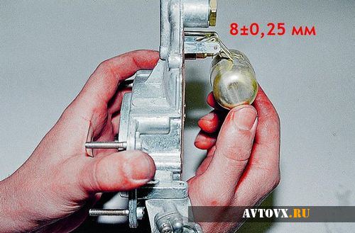 Регулировка поплавка карбюратора ВАЗ 2106