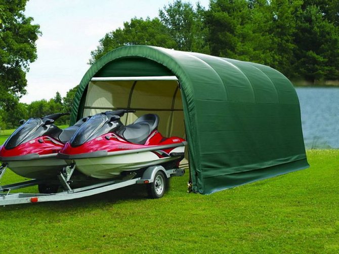 тентовый гараж