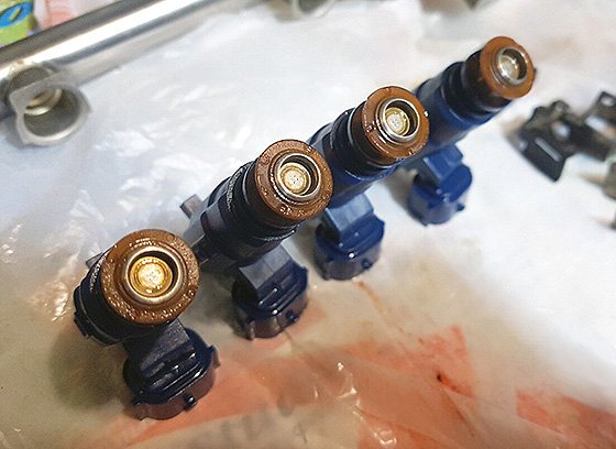 замена форсунок на инжекторе